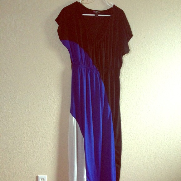 Color Block Maxi Dress NWOT
