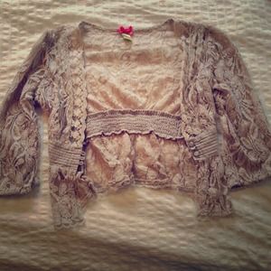 Lace cardigan