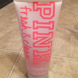 Pink VS Freash & Clean 2-in-1 wash & scrub