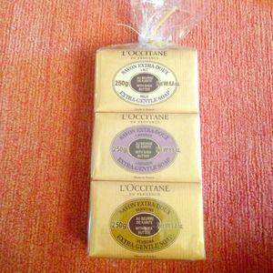 Brand New L'occitane Shea butter bar soaps