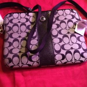 NWT Coach tablet crossbody iPad sleeve case