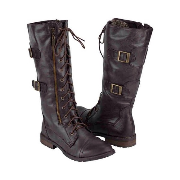 Lace Up Combat Boot