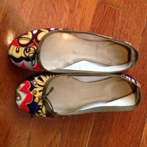 JCrew classic printed ballet flats