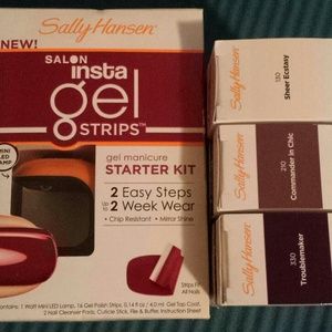 Sally Hansen gel polish strip w lamp