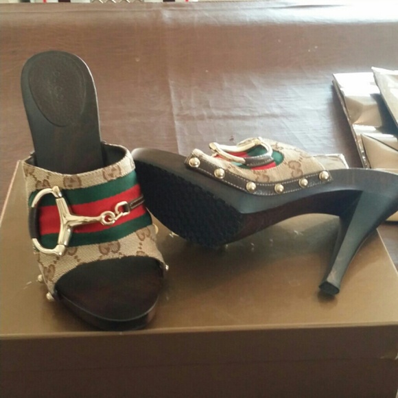 Gucci Multi Color clogs