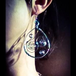 Silver Swirl Earrings