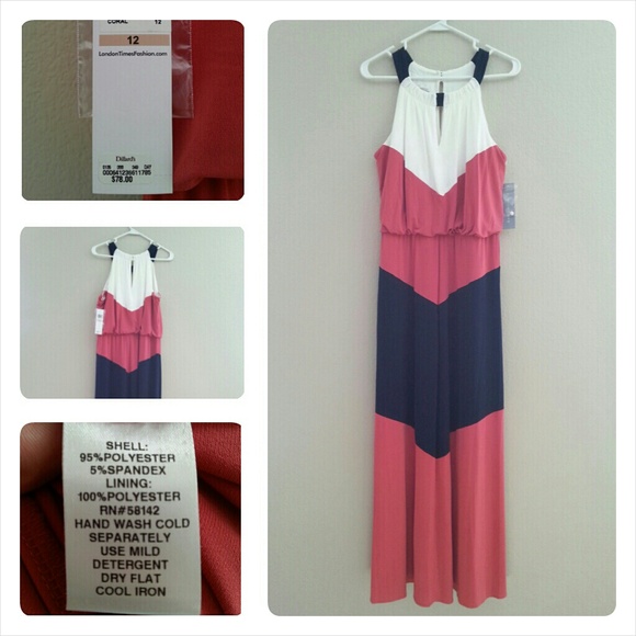 London Times maxi dress