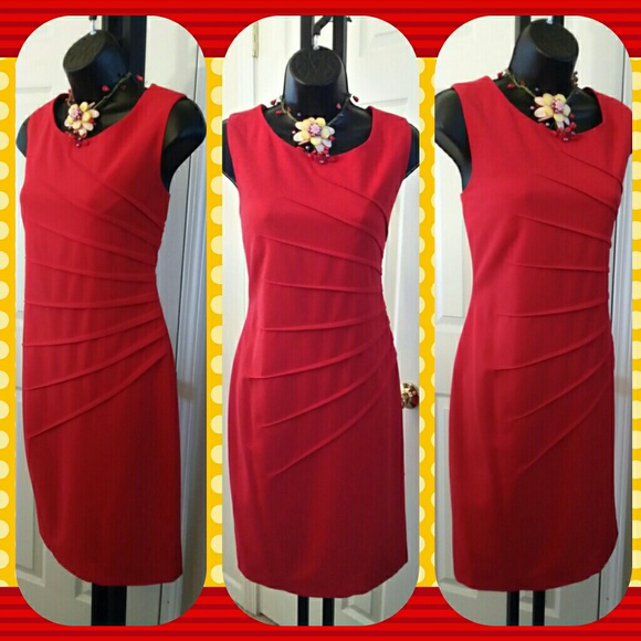 Calvin Klein Dresses & Skirts - SOLD. Final price. Calvin Klein Red Dress