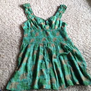 Green free people tank bundle