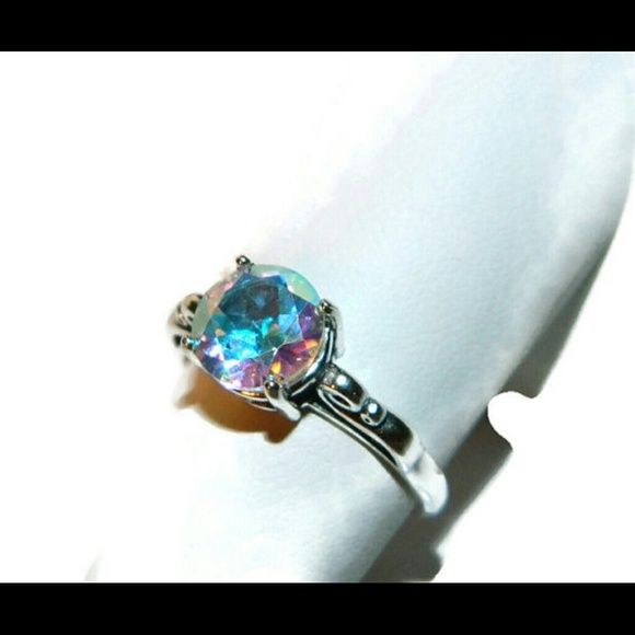 Mercury Mist Topaz Ring { Size 8}
