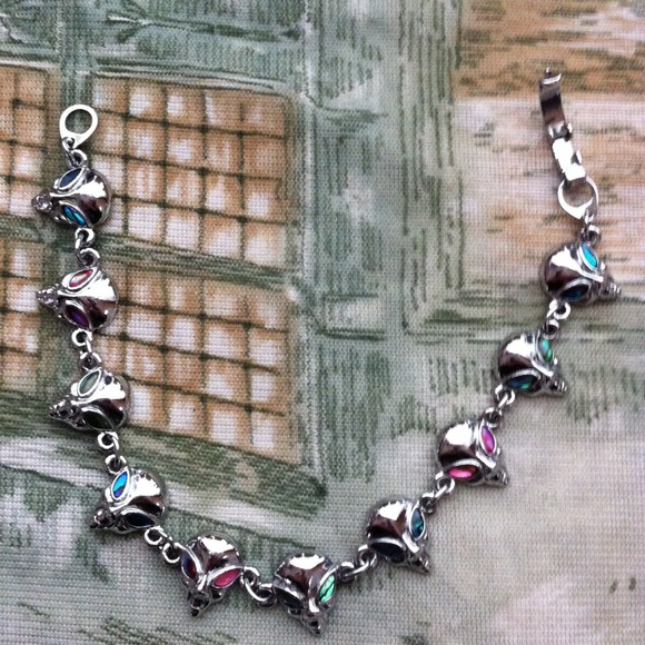 Vintage enamel bracelet