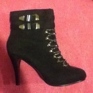 Black ankle boots