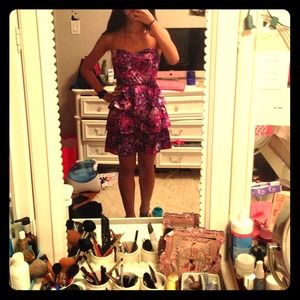 Floral ruffled dress from urban outfitters