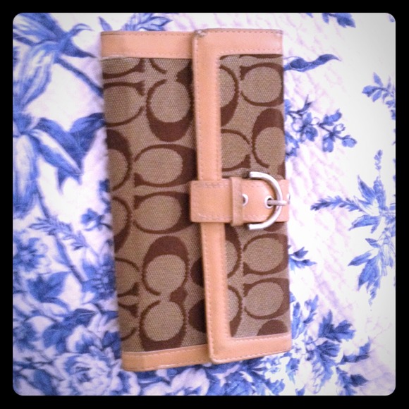 Brown coach wallet