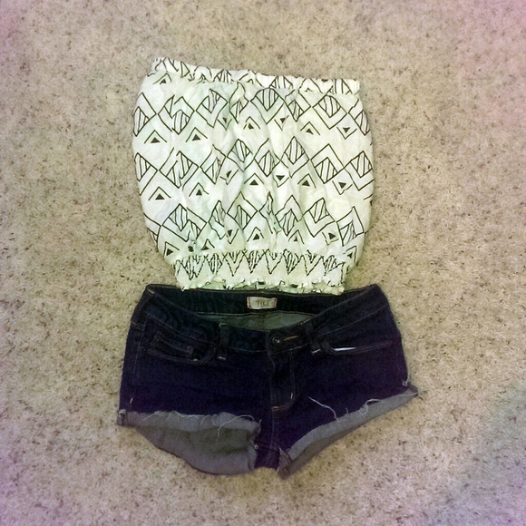 Tribal Print Tube Top (Small)
