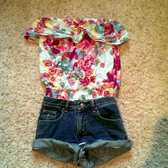 Floral Tube Top (Small)
