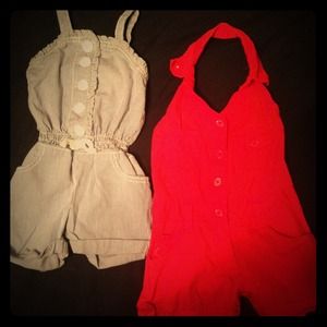 Baby girls summer rompers size 12 months