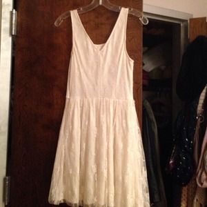 White lace dress
