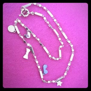 Marc Jacobs goldtone hollywood charms necklace