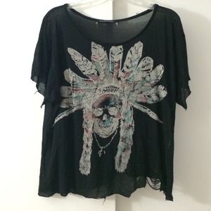 💕RESERVED💕 Skull Shirt