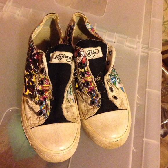 Ed Hardy Authentic Sneakers - Picture 1 of 4