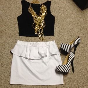 ❌HOLD❌ Peplum skirt