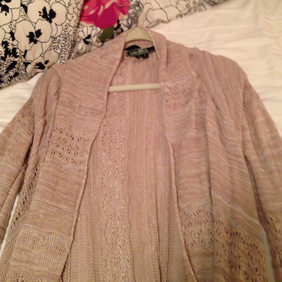 Light taupe cardigan - Picture 2 of 2