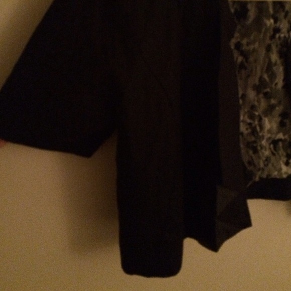 Linen drape front jacket - Picture 3 of 4