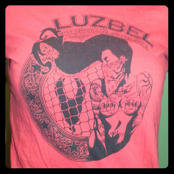 Luzbel MMA red t~shirt