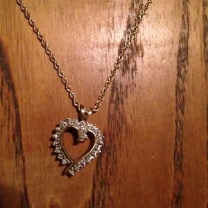 14k Gold Heart Necklace