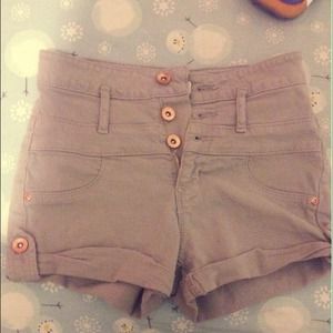 High waisted shorts