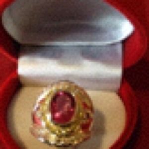 Pink Sapphire Main Stone 925 Silver Ring