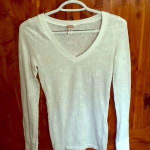 Size small, white lace top.