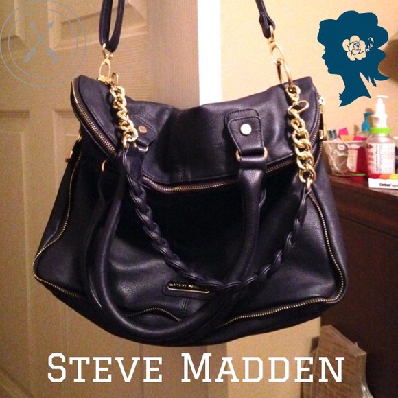 💕Steve Madden Gorgeous Navy Bjocylnn Handbag💕