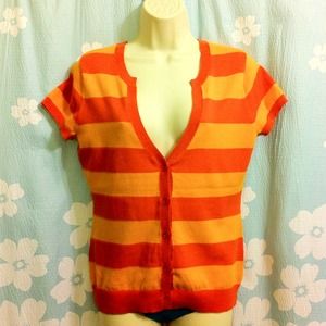 Classic Striped Cardigan Sweater