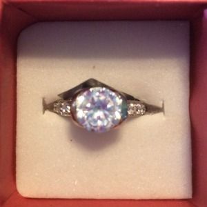 Gorgeous 2014 Cubic Zirconia Engagement Ring.