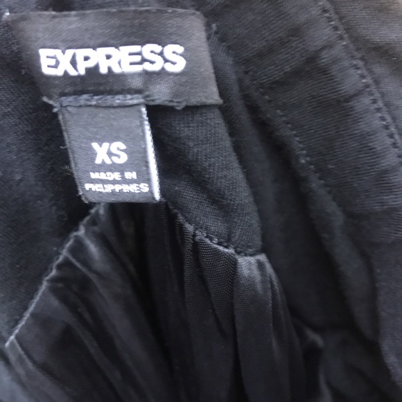 Express black and white strapless top - Picture 3 of 3