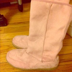 Pink boots