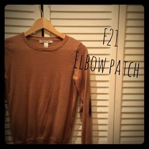 Forever 21 elbow patch sweater