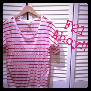 F21 Striped top