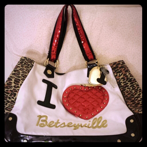 I Love Betseyville Large Tote Bag