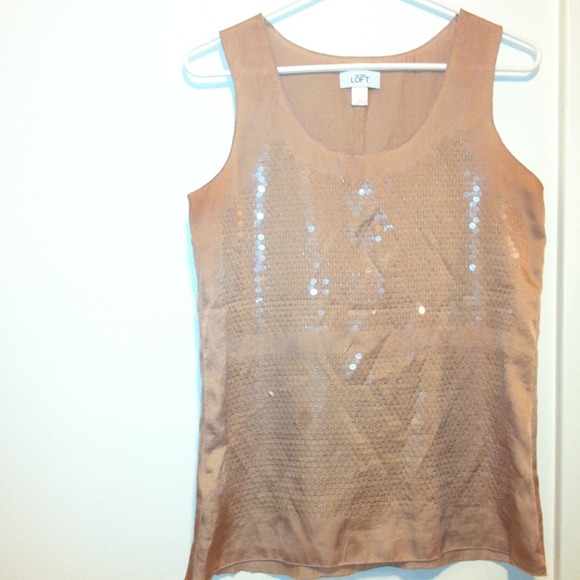 Ann Taylor Loft Sequin Tank - Picture 1 of 1