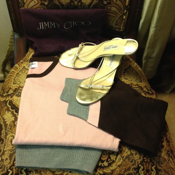 Bundle for @tgoodel1 YVSL sweater plus jimmy Choo