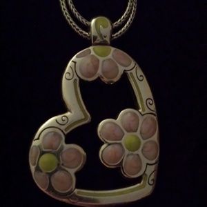 Heart pendant Brighton necklace