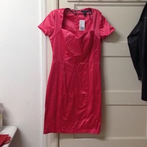 🚫sold🚫Forever 21 coral OL dress!