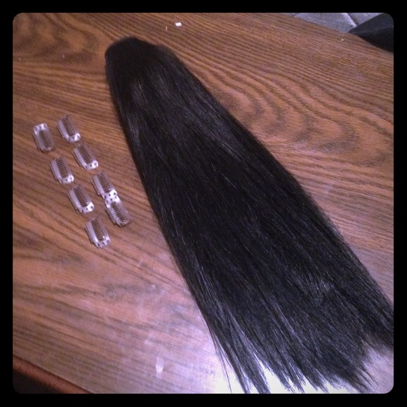 Hair extensions. :) 15" black