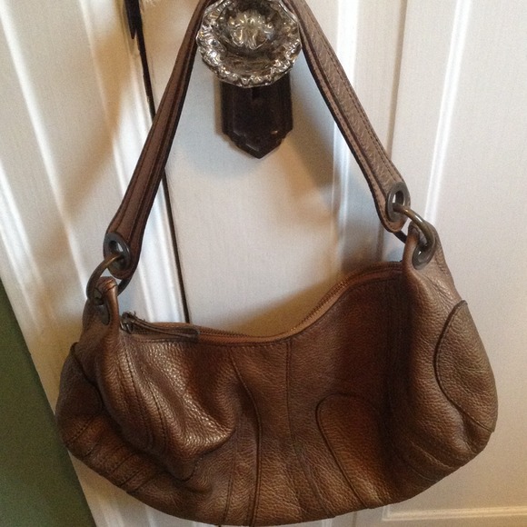 Banana Republic leather purse-bronze color - Picture 3 of 3