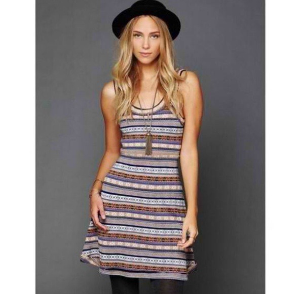 SOLD Free people fit and flare fairisle dress. - Picture 2 of 4