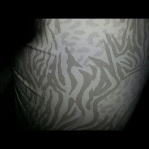 Neutral animal print pants