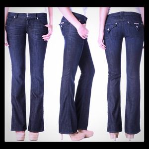 Hudson signature boot cut dark blue jeans (27)